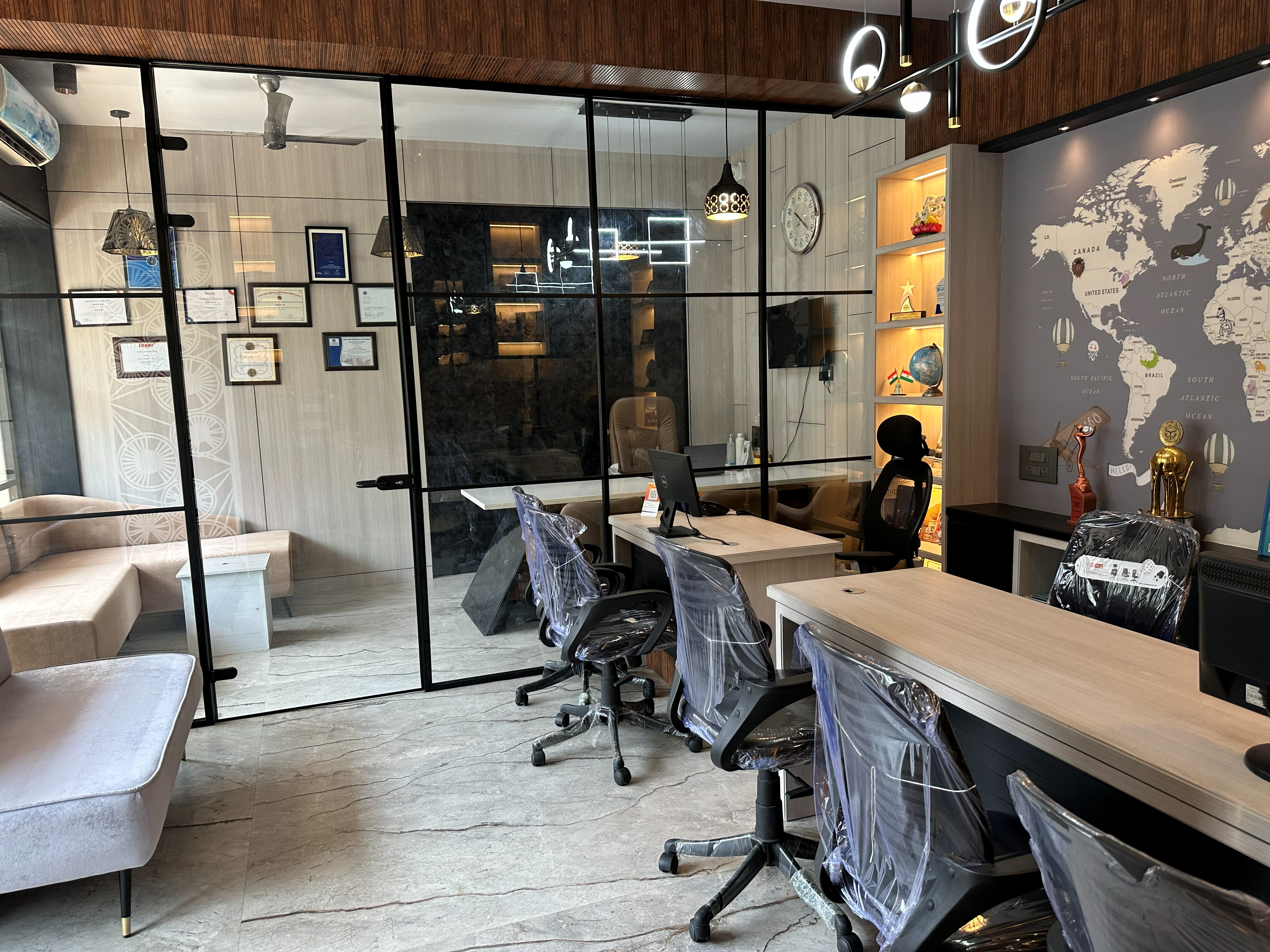 Earth Travels Planning Desks